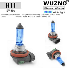 Wuzno bulbs installed in Honda CR-V demonstrating brighter light