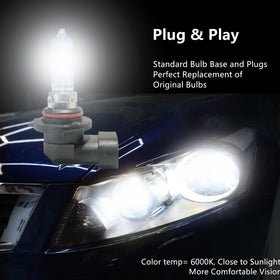 Wuzno night road beam pattern demonstrating wider, clearer roadway illumination