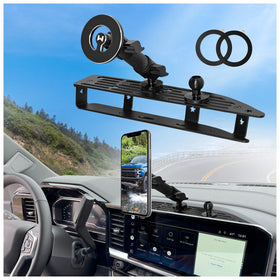 WXRYLYN front view metal dash platform showing sleek fit and sturdy support