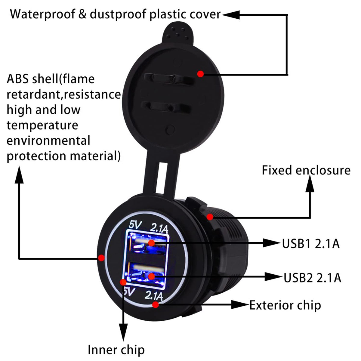 WYMECT installed on a car dash demonstrating easy mounting and convenient charging