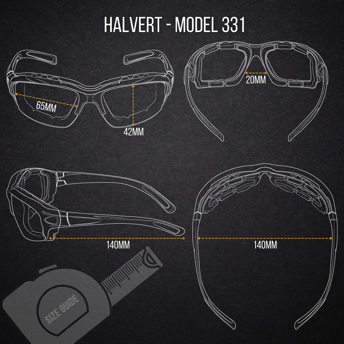 WYND Blocker lens close-up highlighting TAC polarized texture and scratch resistance benefit