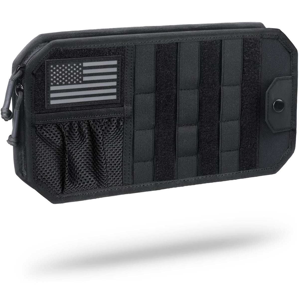 WYNEX front view showing visor organizer installed for tidy storage