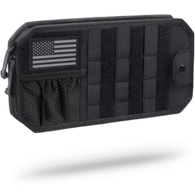 WYNEX front view showing visor organizer installed for tidy storage
