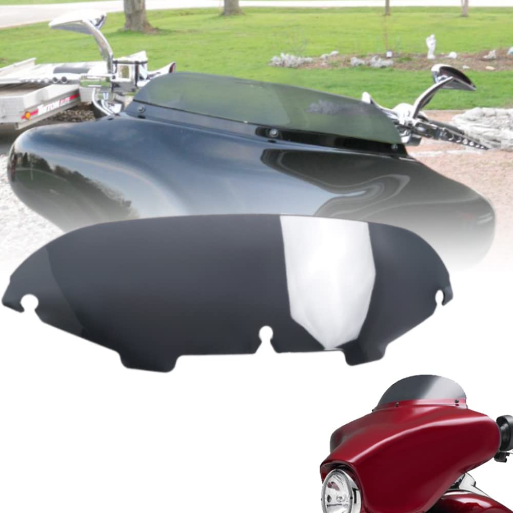 WYNMOTO front profile windshield showing sleek smoked look and improved aerodynamics
