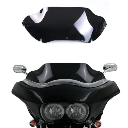 WYNMOTO front view of windscreen showing sleek fit and improved aerodynamics