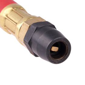 WYNNsky inflator brass bar gauge closeup showing clear 10–90 PSI readability