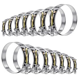 WYSIWYKA front view of 14-piece clamp set showing variety and organization benefits