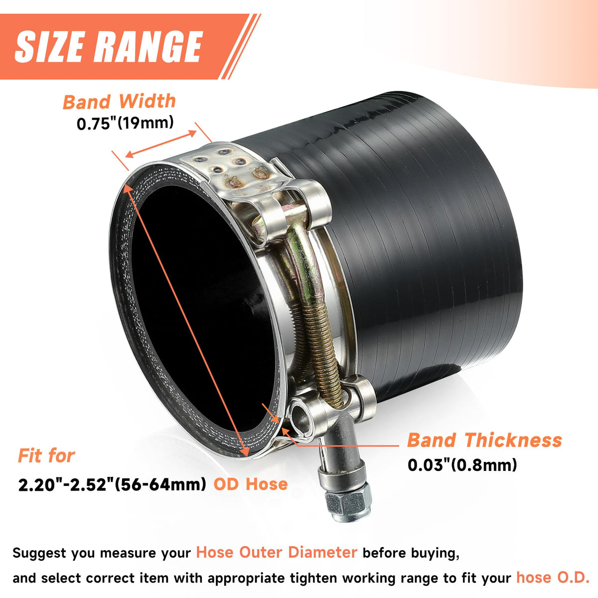 WYSIWYKA close-up of 304 stainless band highlighting corrosion resistance benefit