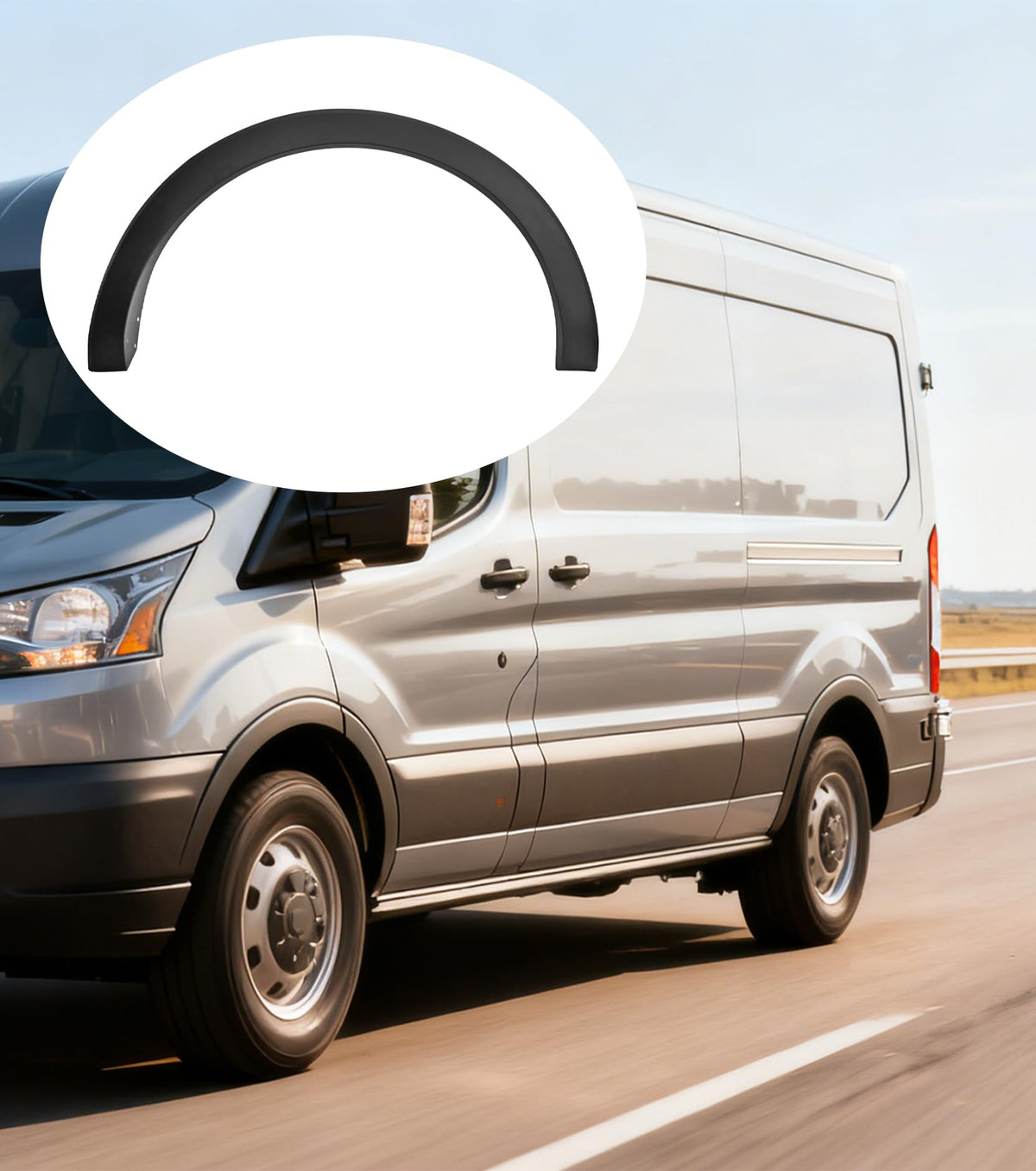 Wyustey-equipped Ford Transit parked in work setting showing protection benefit