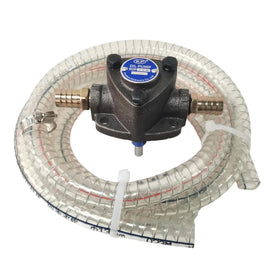WZHLCX hand drill pump front view showing compact body and quick-mount benefit
