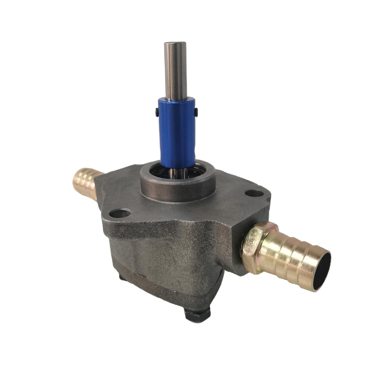 WZHLCX mounted on an electric drill demonstrating fast, tool-driven pumping
