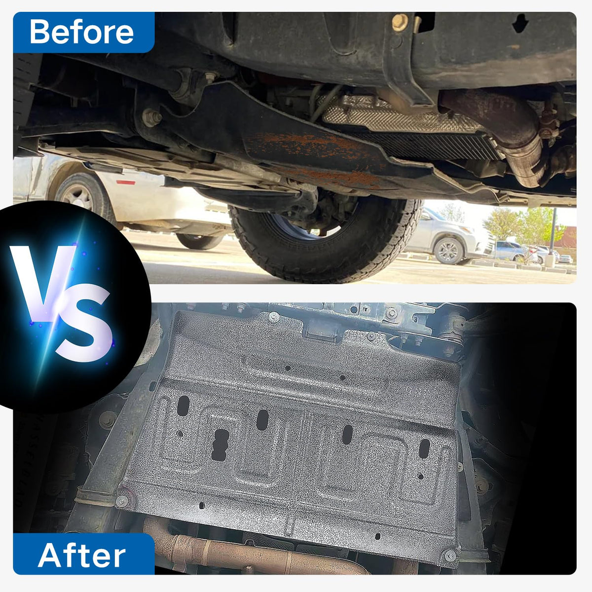 wzrasmiles ML3Z-7222-D installed under Ford F150 demonstrating fit and protection