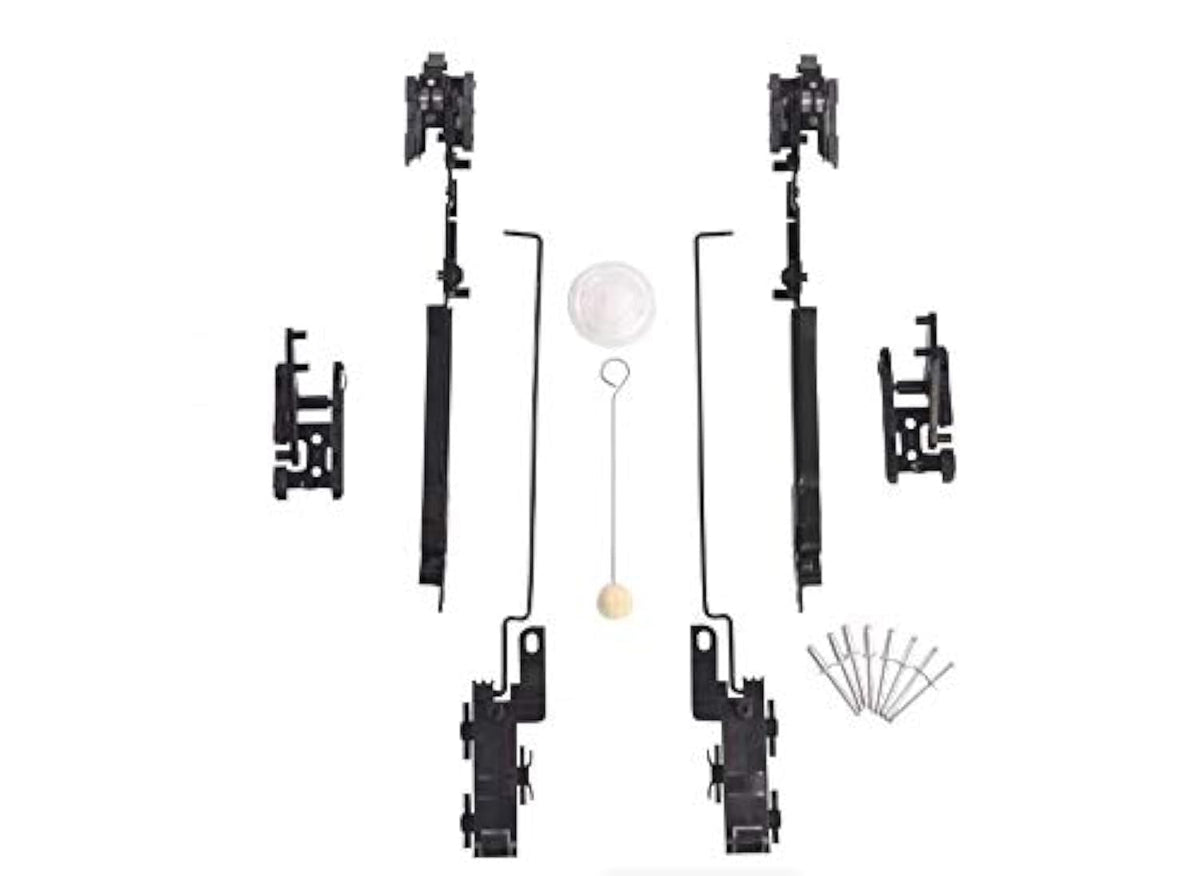 WZRAXJ sunroof track kit front layout showing all included parts and easy installation benefit
