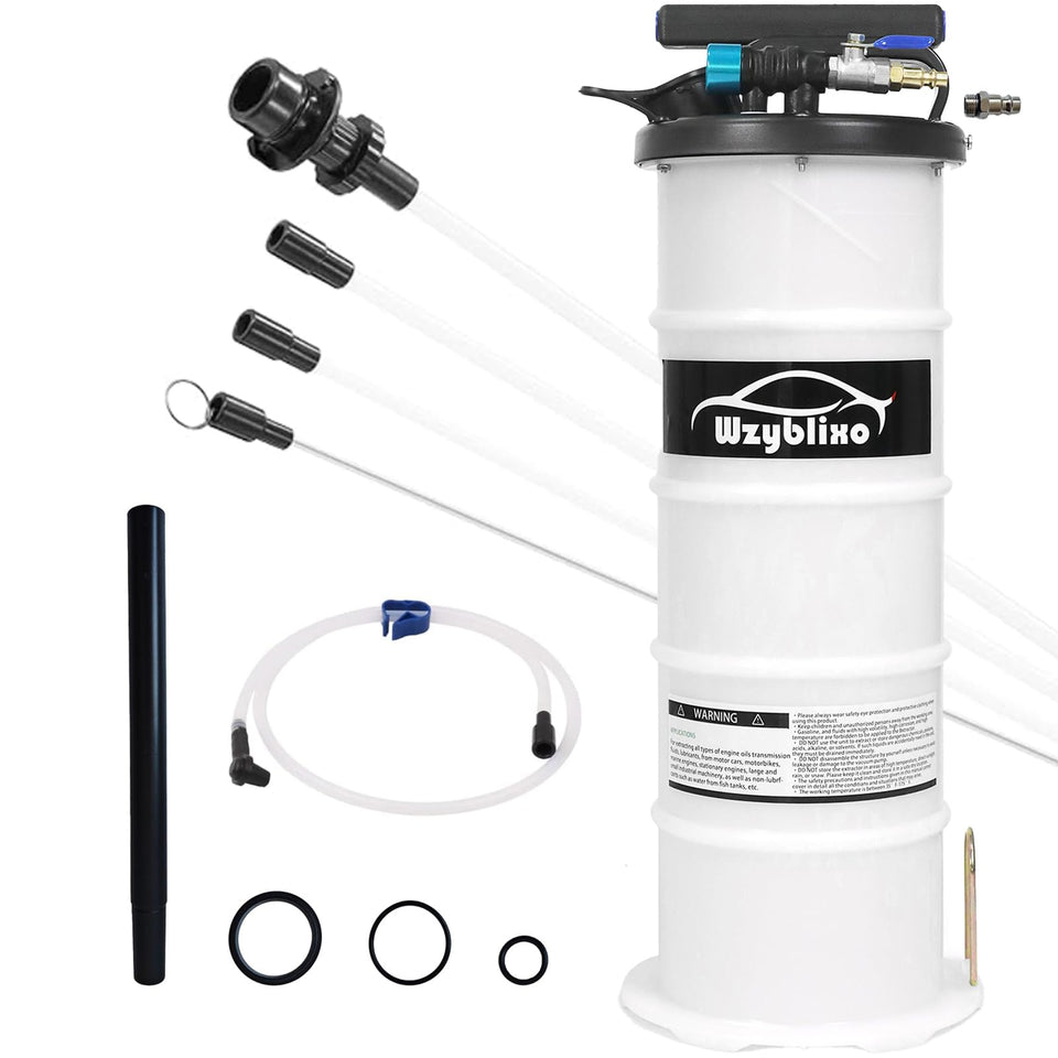 Wzyblixo front view showing 6.5L tank and handle for easy transport and storage