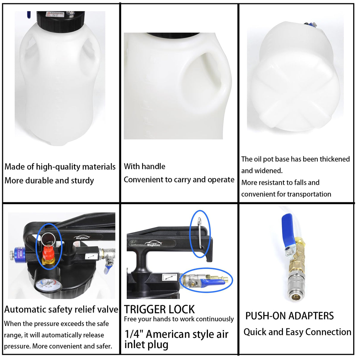 Wzyblixo pump connected to a transmission in use for fast clean fluid exchange