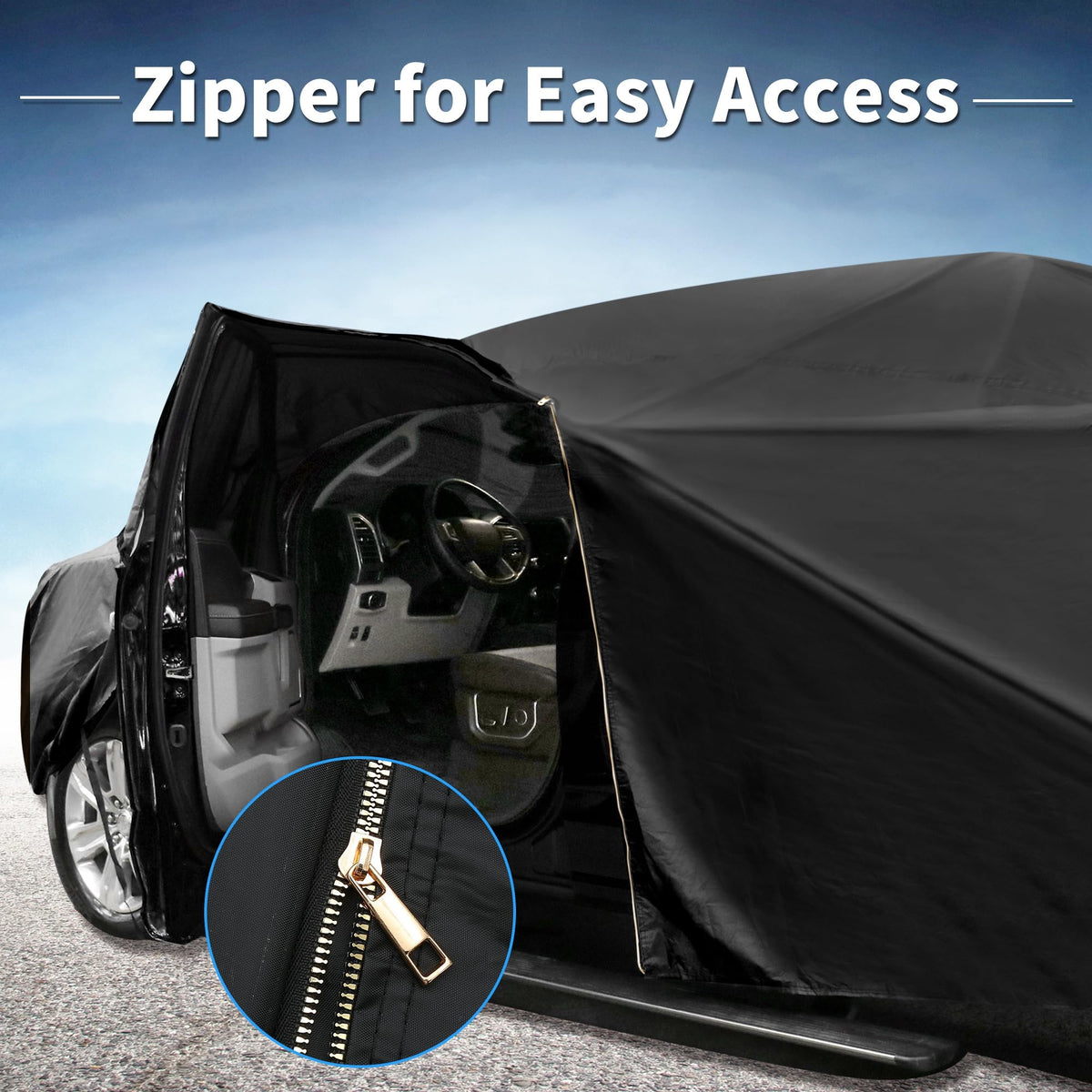 X AUTOHAUX compact storage bag holding folded car cover neatly