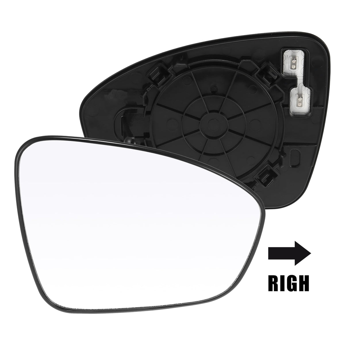 X AUTOHAUX backing plate detail showing secure mount and easy installation benefit