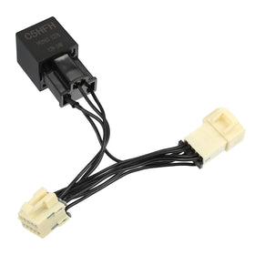 X AUTOHAUX front connector showing plug shape and secure fit benefit