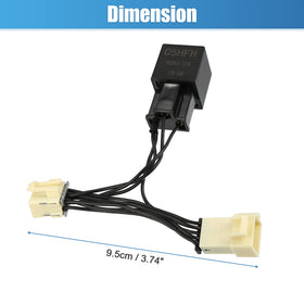 X AUTOHAUX packaging and contents showing included harness and instructions benefit