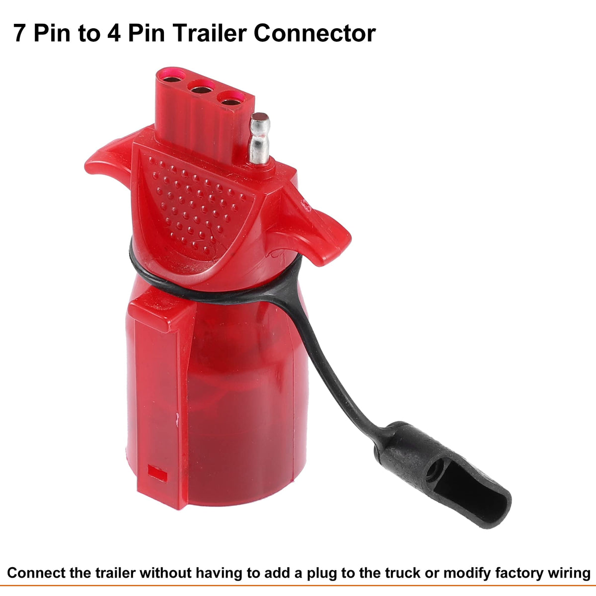 X AUTOHAUX coiled cable showing stretch and strain relief for durable towing