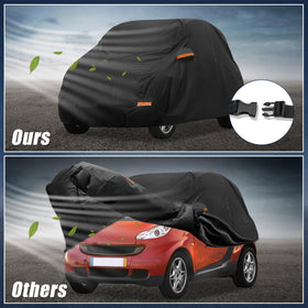X AUTOHAUX fabric texture 210D-PU Oxford showing water-resistant durability