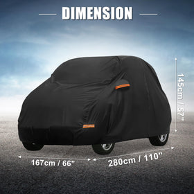 X AUTOHAUX cover folded into storage bag compact for easy transport