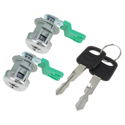 X AUTOHAUX front lock cylinder pair packaging showing contents and fitment