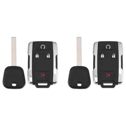 X AUTOHAUX front view showing both remotes and keys, ready as replacements