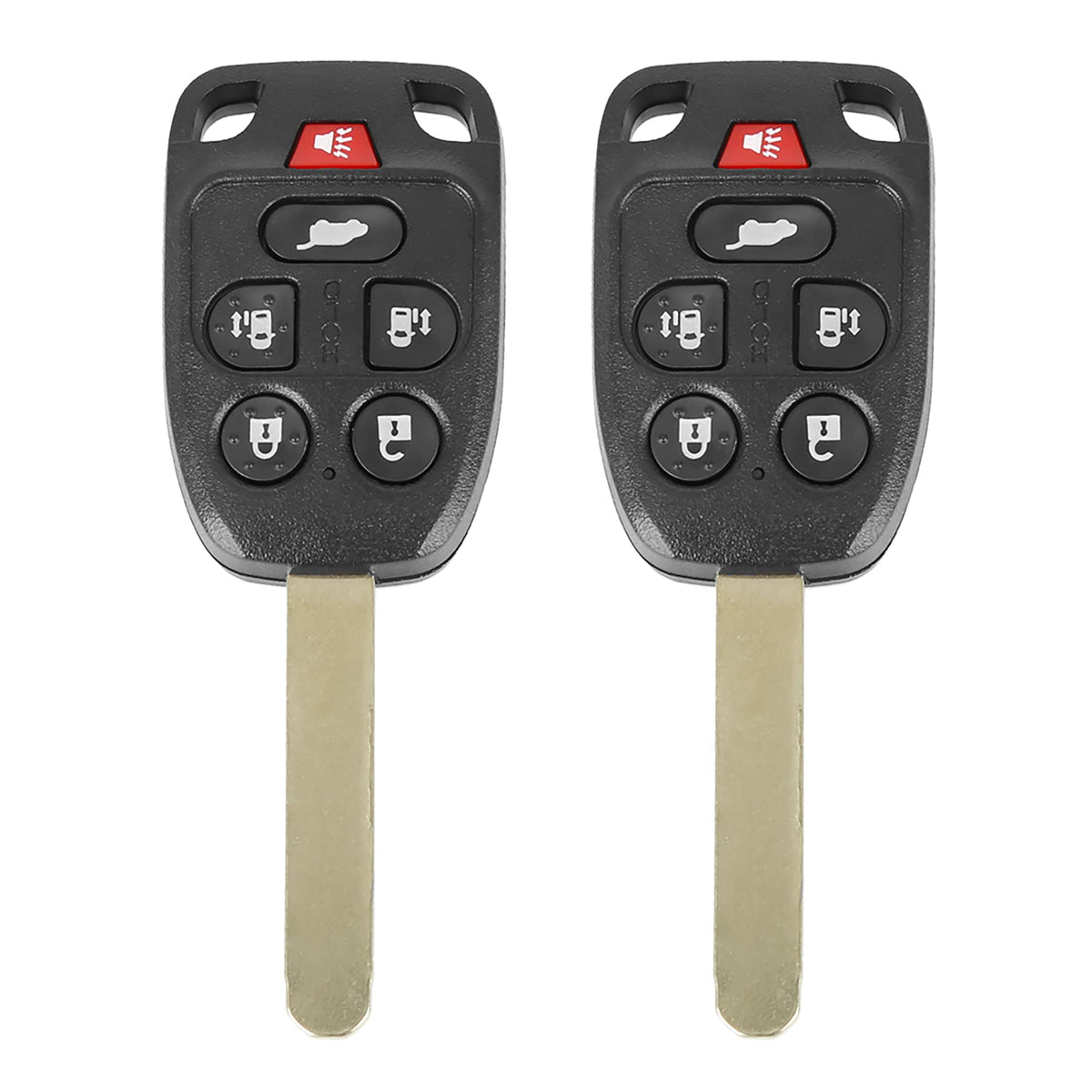 X AUTOHAUX front view of replacement remote showing buttons and compatibility benefits