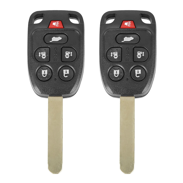 X AUTOHAUX front view of replacement remote showing buttons and compatibility benefits