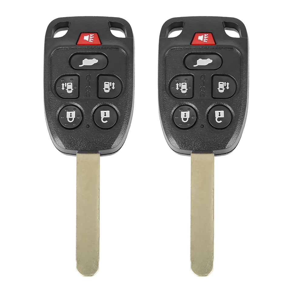 X AUTOHAUX front view of replacement remote showing buttons and compatibility benefits
