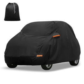 X AUTOHAUX front view of cover fitted on Smart Fortwo protects from weather