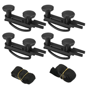 X AUTOHAUX front view of complete clamp kit showing included parts and benefit of organized replacement