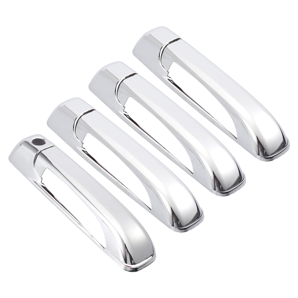X AUTOHAUX front view showing chrome handle covers improving curb appeal