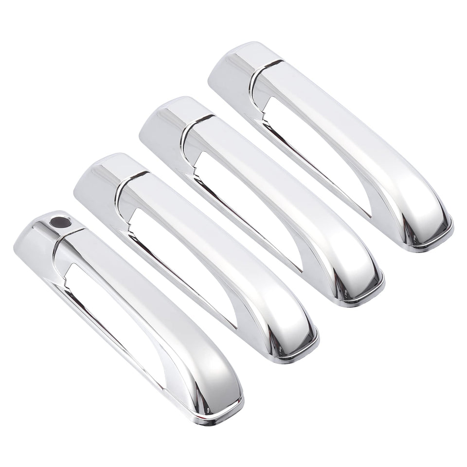 X AUTOHAUX front view showing chrome handle covers improving curb appeal