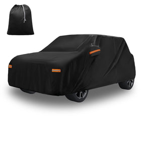 X AUTOHAUX front view covering Mini Cooper and protecting paint