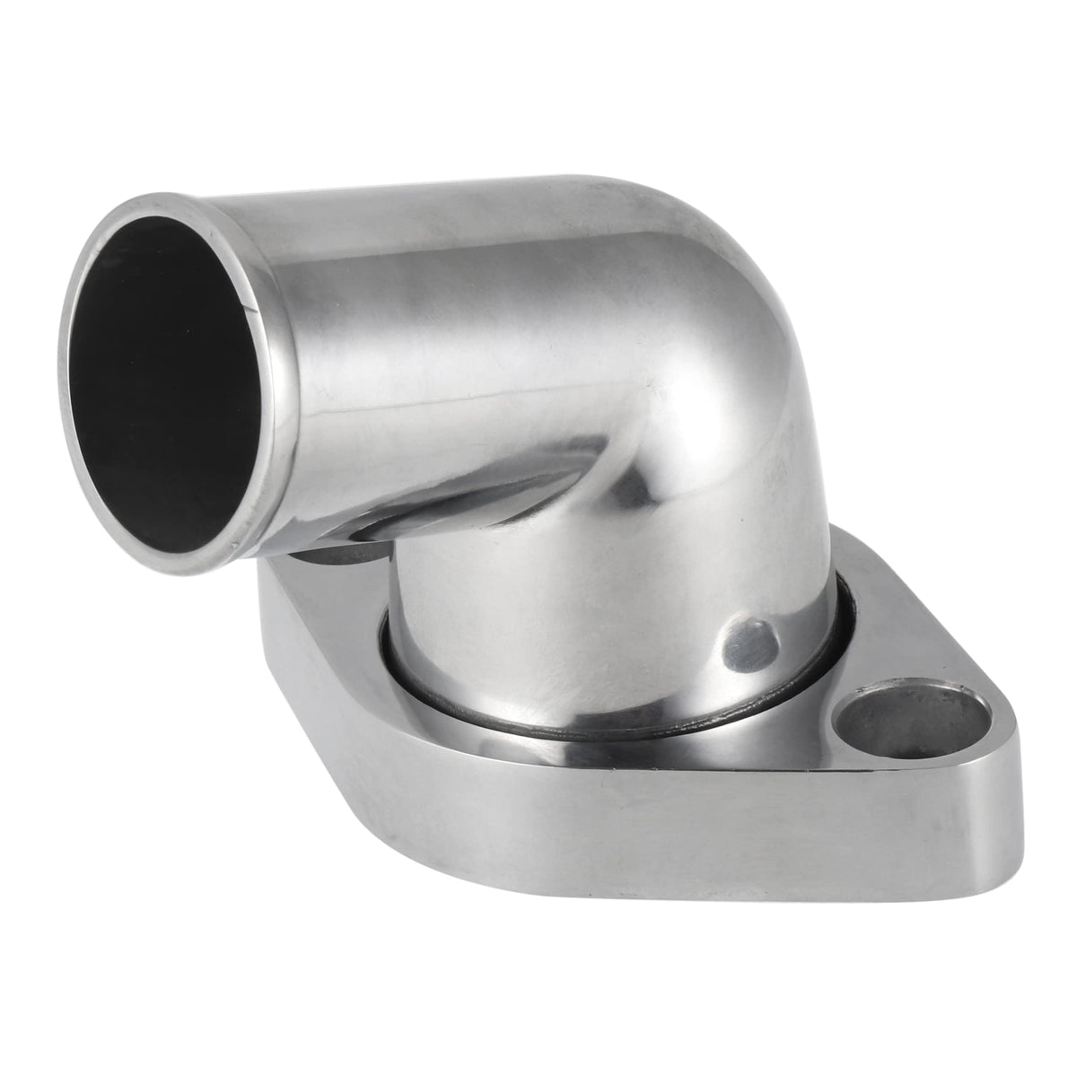 X AUTOHAUX polished water neck front view showing fit and finish benefits