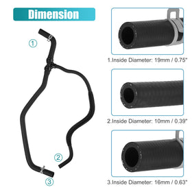 X AUTOHAUX hose in vehicle repair scene showing straightforward installation