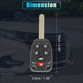 X AUTOHAUX remote positioned near Odyssey tailgate showing power door control