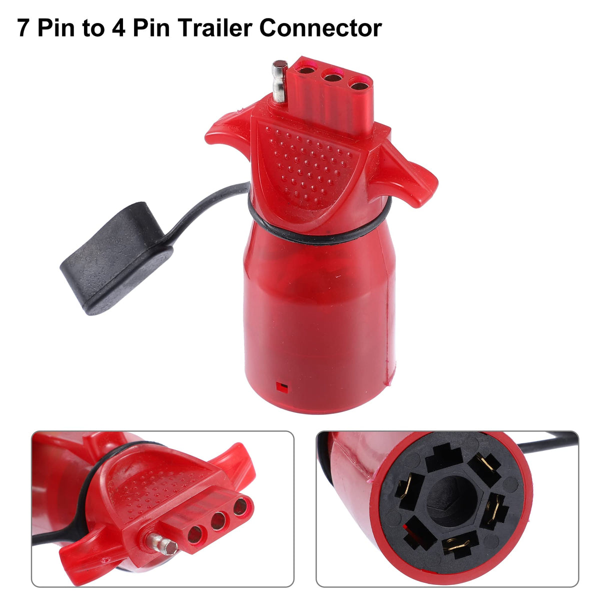 X AUTOHAUX adapter connecting truck to trailer illustrating easy plug-and-play use