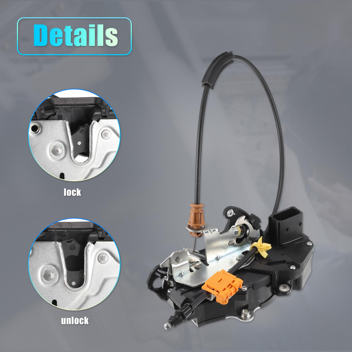 X AUTOHAUX on a truck door closed showing secure locking reliability