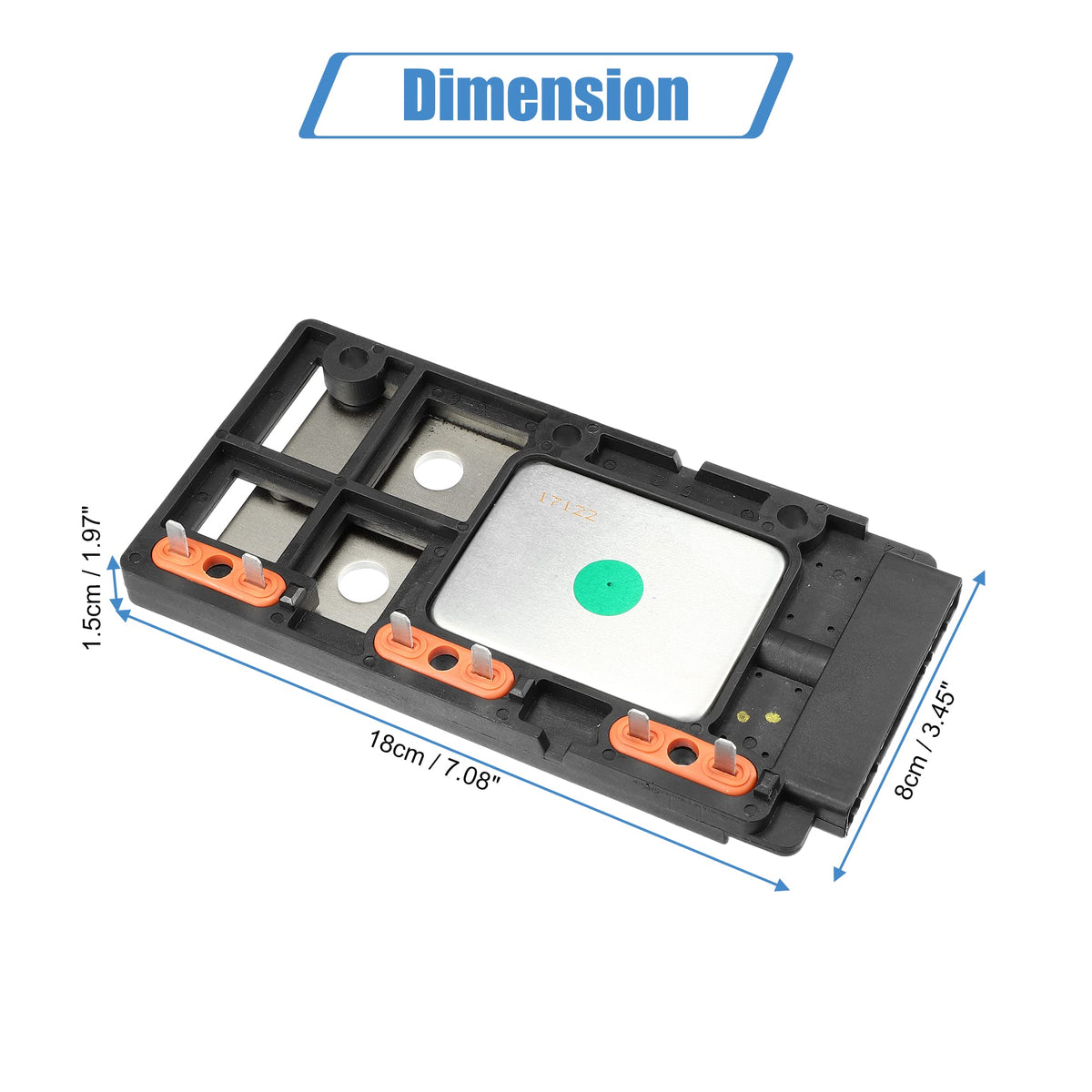 X AUTOHAUX backplane detail highlighting heat-dissipation design for improved longevity