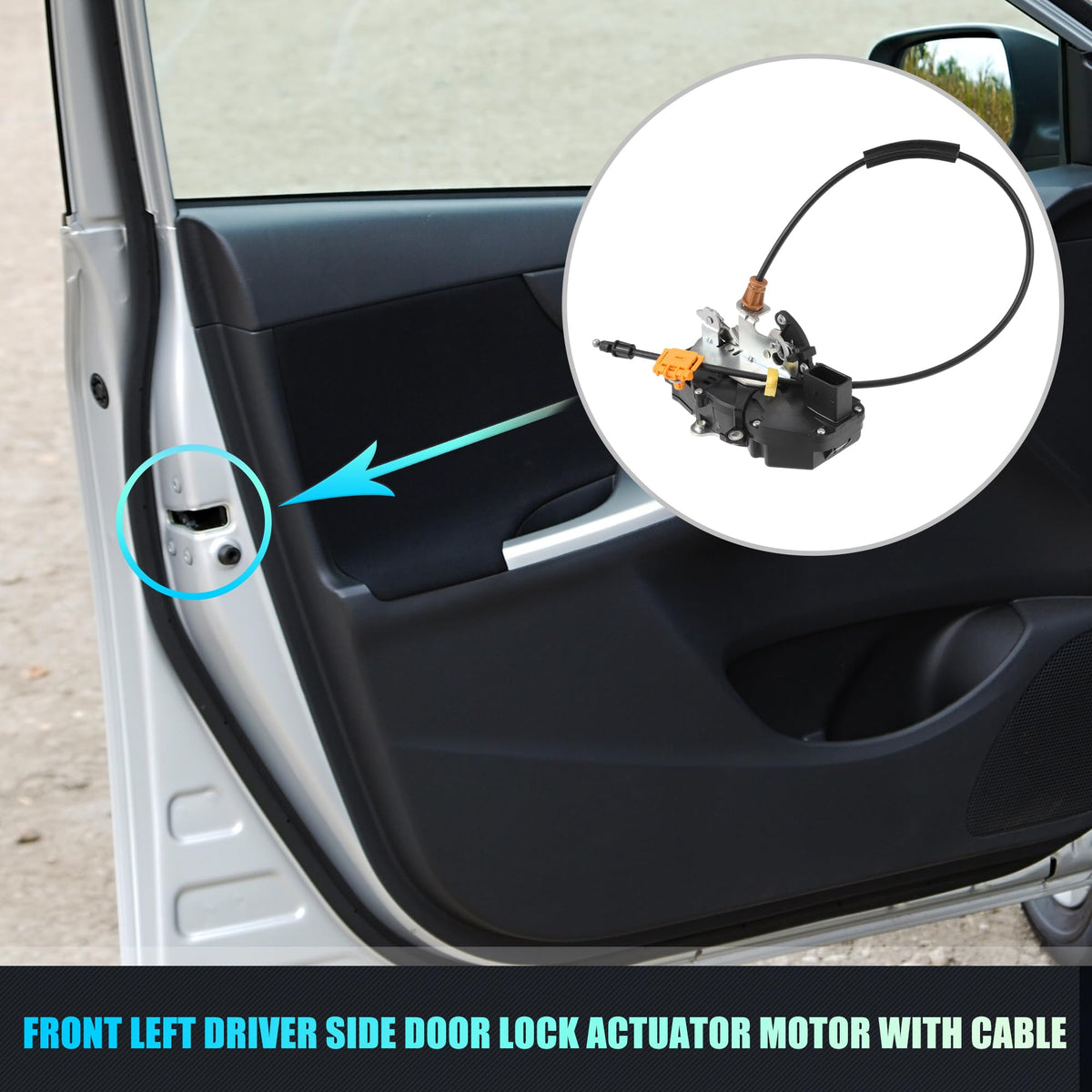 X AUTOHAUX motor and cable close-up showing durable components