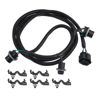 X AUTOHAUX passenger-side harness front view showing connector and wires, verifying fitment