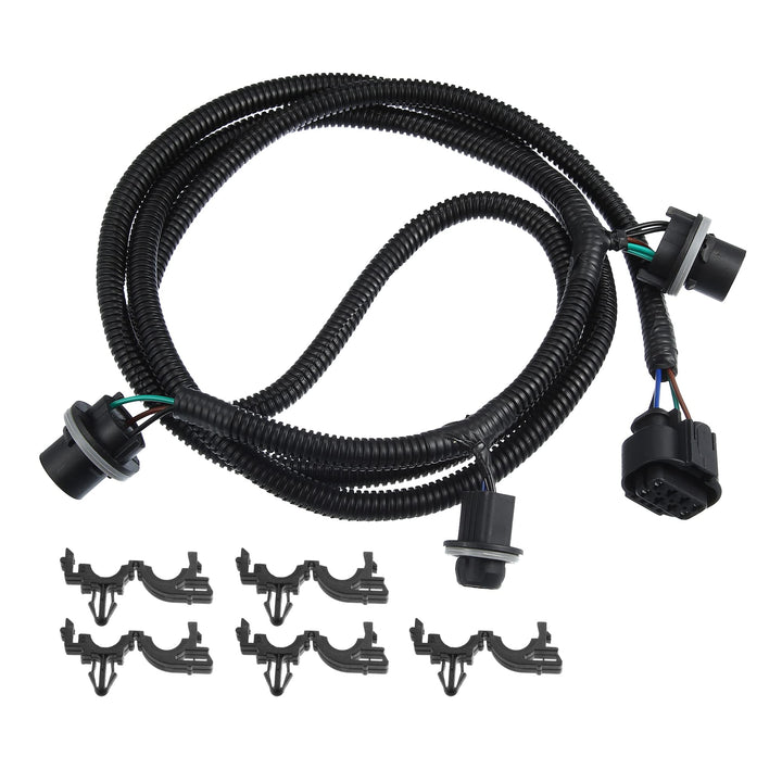X AUTOHAUX passenger-side harness front view showing connector and wires, verifying fitment