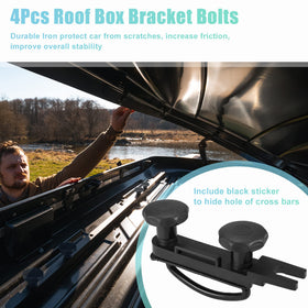 X AUTOHAUX plastic backing plate detail showing protective support to prevent roof scratches