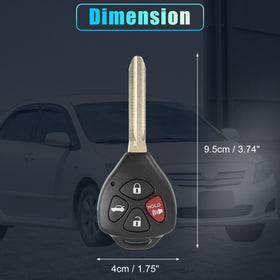 X AUTOHAUX remote held in hand illustrating compact size and convenient carry