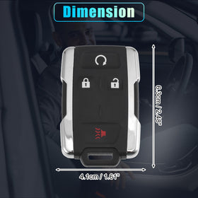 X AUTOHAUX remote beside factory key for visual compatibility check