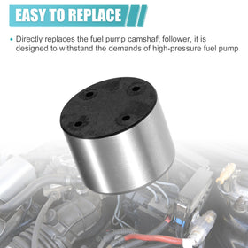 X AUTOHAUX cam follower beside coin to show scale for easy identification