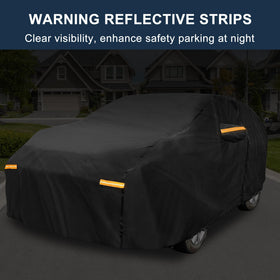 X AUTOHAUX wind straps and elastic hem securing cover against strong winds